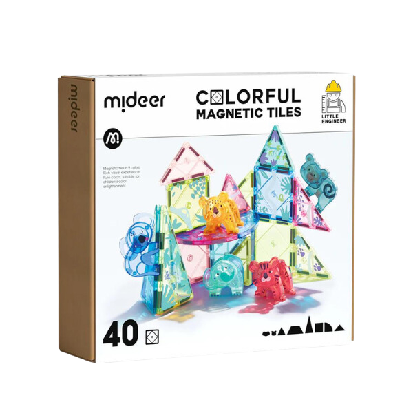 Set de construcție magnetic „Pădurea magică”, 40 elem. CT6399