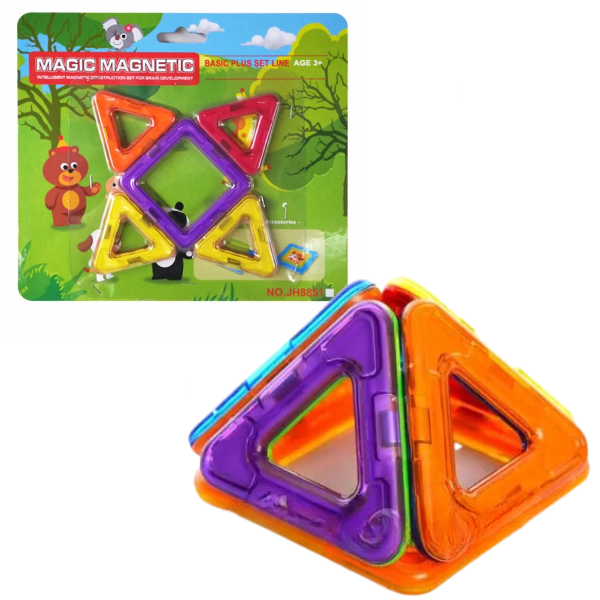 Set magnetic de construcție, 5 piese JH8851C