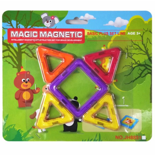 Set magnetic de construcție, 5 piese JH8851C