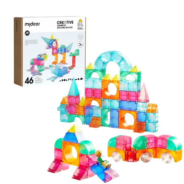 Set de construcție magnetic, 46 elem. MD1407