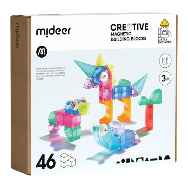 Set de construcție magnetic, 46 elem. MD1407