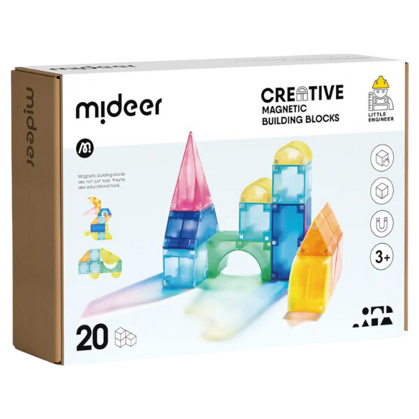 Set de construcție magnetic, 20 elem. MD1420