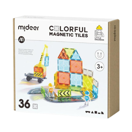 Set de construcție magnetic „Micul arhitect”, 36 elem. MD4289