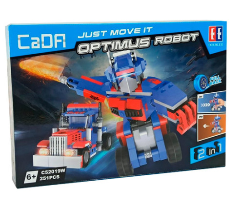 Конструктор CaDa 2-в-1 "Optimus" C52019W, 41931