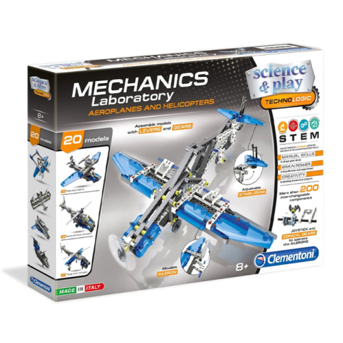 Конструктор Mechanics Самолеты и вертолеты Clementoni 75028