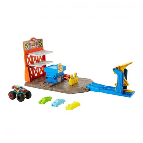 Hot Wheels Игровой набор «Приключения на станции» серии «Monster Trucks» HFB12