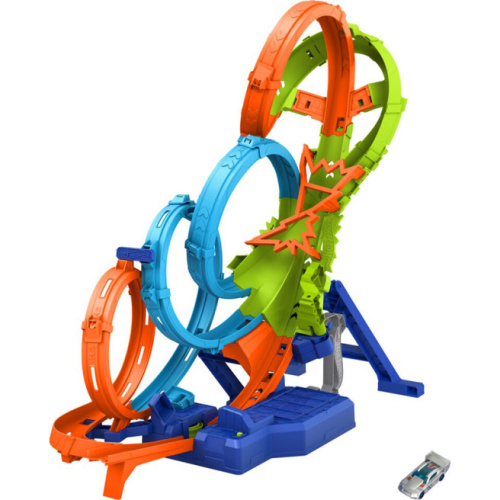 Игровой набор Трек Hot Wheels Action 4-Loop Crash Out HRX70