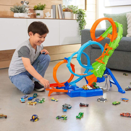 Игровой набор Трек Hot Wheels Action 4-Loop Crash Out HRX70