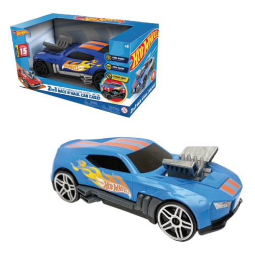 Hot Wheels Гоночный автомобиль-гараж 2 в 1 HWCC15