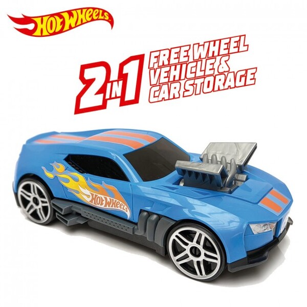 Hot Wheels Гоночный автомобиль-гараж 2 в 1 HWCC15