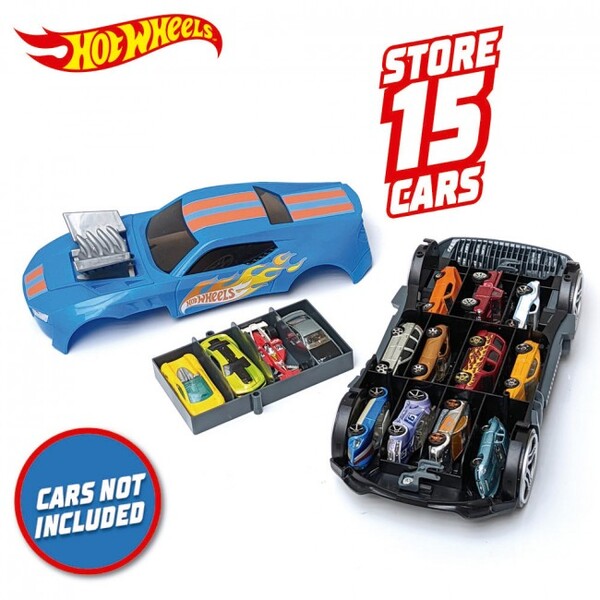 Hot Wheels Гоночный автомобиль-гараж 2 в 1 HWCC15