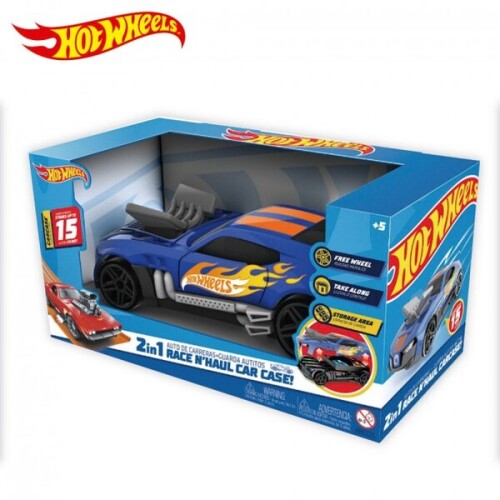 Hot Wheels Гоночный автомобиль-гараж 2 в 1 HWCC15