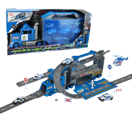 1:14 Игровой набор: «Трейлер-паркинг полиция» XG879-112