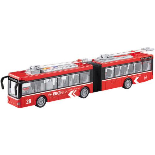 WY Троллейбус инерционный "Double Articulated Trolleybus" (свет, звук), 36211