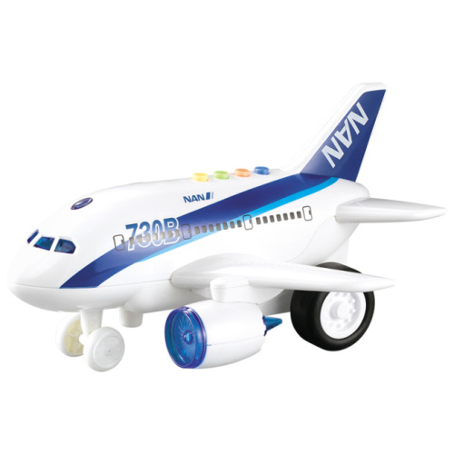 WY Самолет инерционный 1:120 "Planebus 730B" (свет, звук), 36232