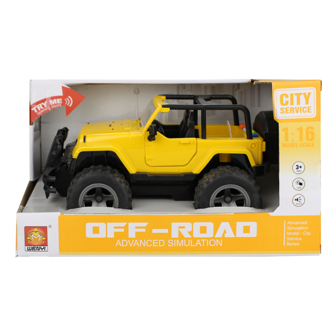 Машина инерционная 1:16 "Wrangler" (свет, звук) 36254