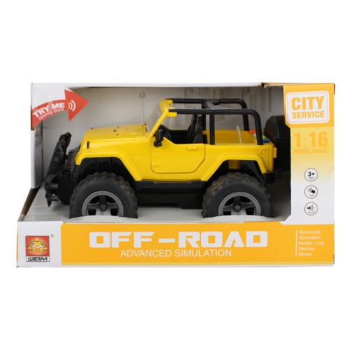 Машина инерционная 1:16 "Wrangler" (свет, звук) 36254