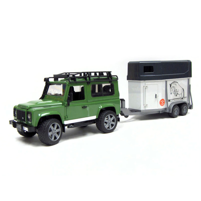 Внедорожник Rover Defender Station с прицепом для лошадей, 42277
