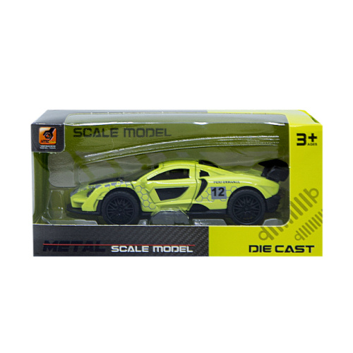Машинка с открывающимися дверями 1:36, McLaren салатовый, 642101