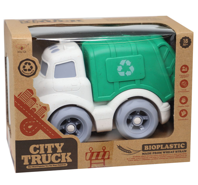 Mașină din bio-plastic „Vehicul de salubritate” 852019