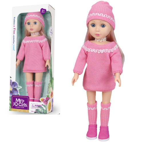 Кукла в розовом костюме, 36 см 2862