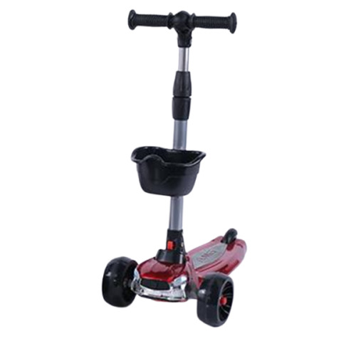 Trotinetă pentru copii cu trei roți, lumini LED și muzică, 3 culori BW668