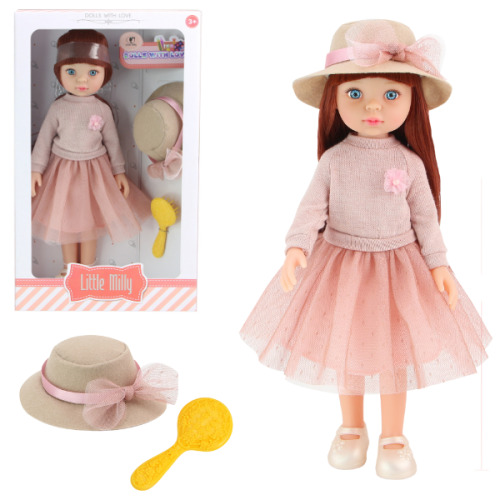 Кукла «Маленькая Милли» в осеннем платье, 33 см 91099-B