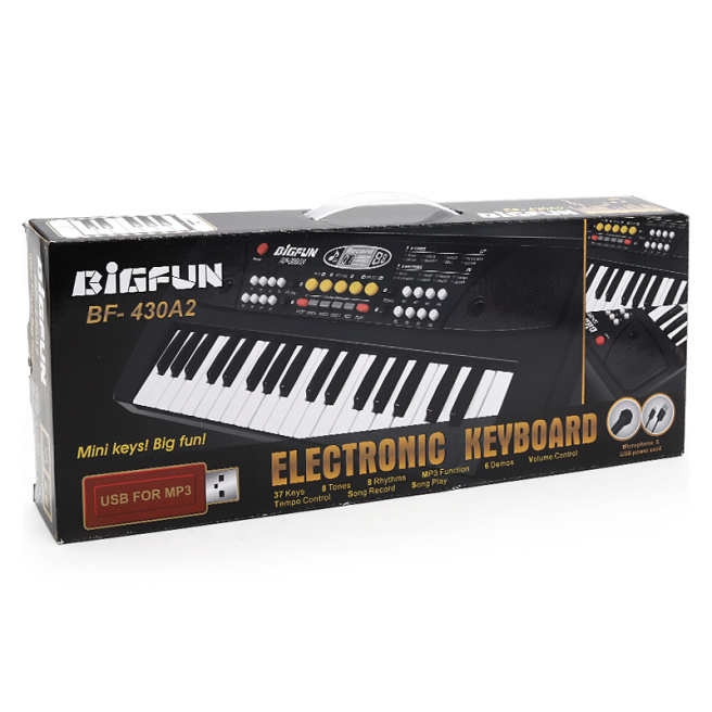 Pian electronic BF 37 clape (microfon, USB), cod 31019
