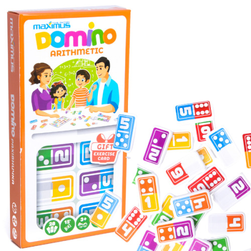 Настольная игра «Арифметическое домино», 28 карточек MX5491