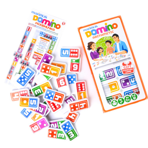 Настольная игра «Арифметическое домино», 28 карточек MX5491
