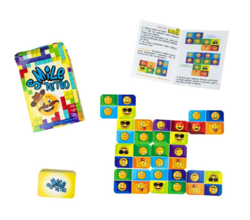 Strateg Leo Настольная игра "Smile tetro" 30280