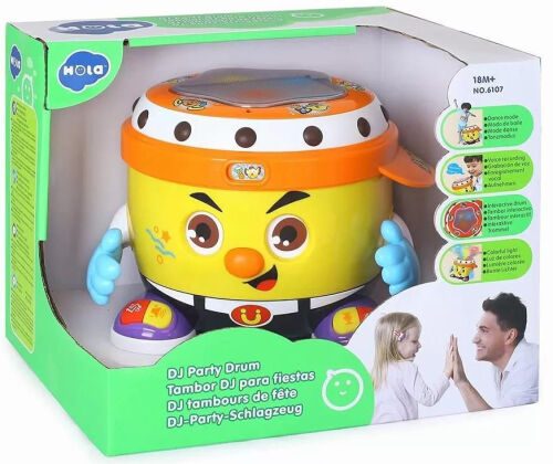 R41A/7 (78889)Игрушка барабан с музыкой и светом(6107)(6K)(PD)