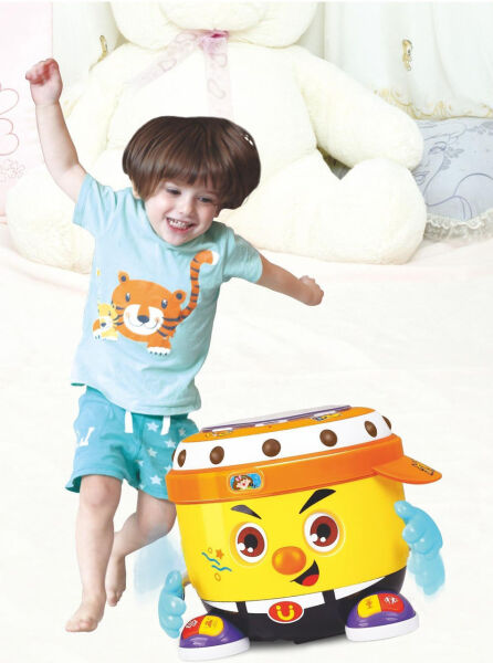 R41A/7 (78889)Игрушка барабан с музыкой и светом(6107)(6K)(PD)