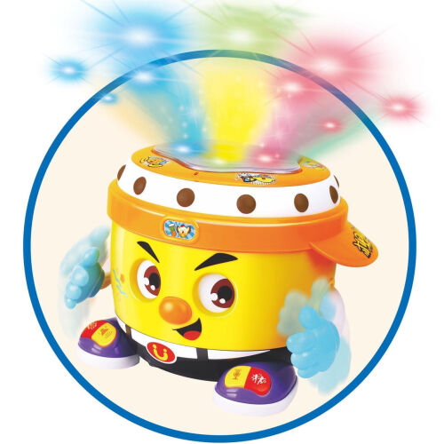 R41A/7 (78889)Игрушка барабан с музыкой и светом(6107)(6K)(PD)