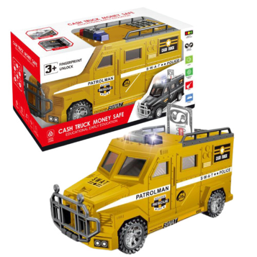 Электронная копилка «Сейф-машина» желтая WF-3010E