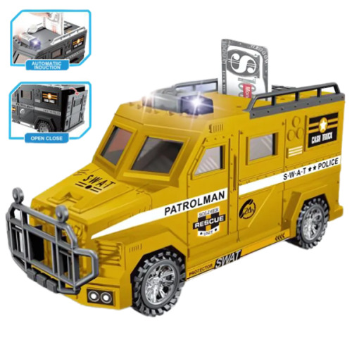 Электронная копилка «Сейф-машина» желтая WF-3010E