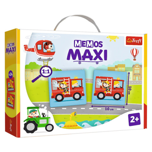 TF Игра настольная Memos Maxi Vehicles, 50148