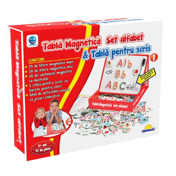 Обучающая игра «Алфавит на магнитной доске», (рум.), S02007910