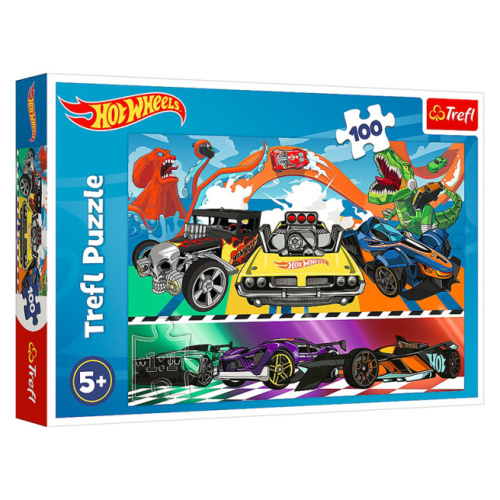 Пазлы "100" Speeding cars / Hot Wheels 16466