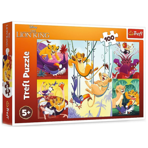 Пазлы "100" - Courageous Lion King / Disney Lion King 16478