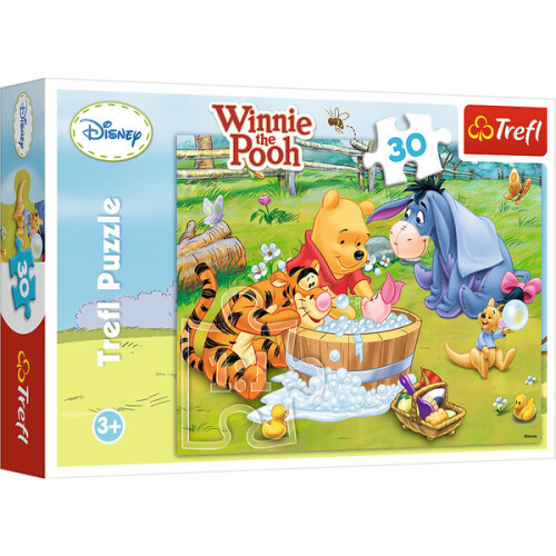 Пазл 30 — Пятачок принимает ванну (Winnie the Pooh) 18198