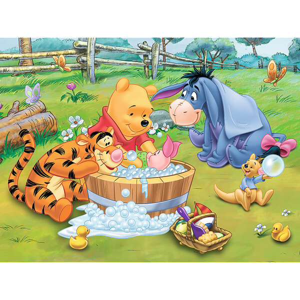 Пазл 30 — Пятачок принимает ванну (Winnie the Pooh) 18198