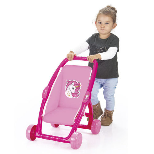 Коляска для куклы DL Pink Unicorn, код 44482