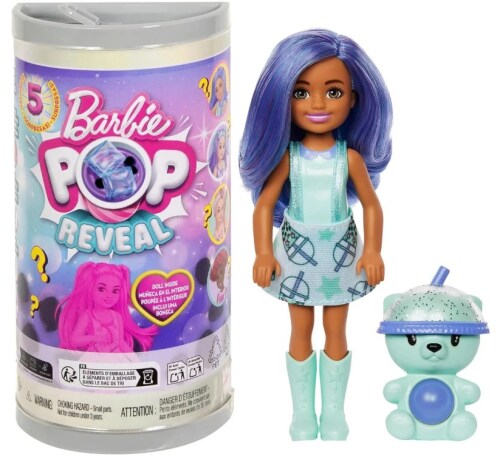 Кукла Barbie Pop Reveal,seria Bubble TeaHRK63