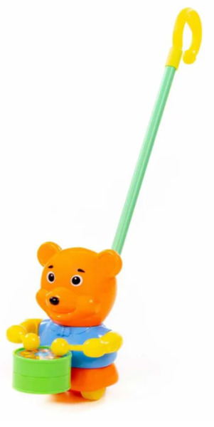 Игрушка медвежонок с ручкой 96654