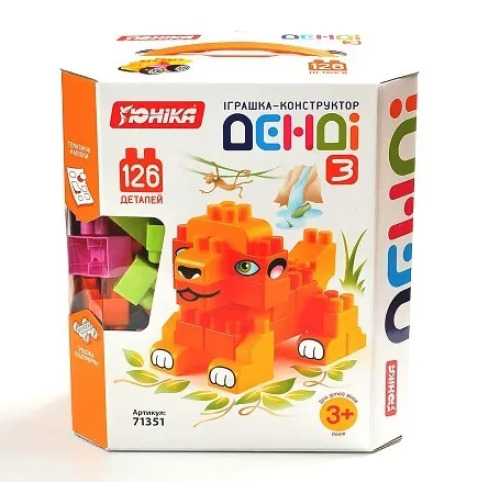 Конструктор Dendi 3 в коробке 126 шт 30, 30638