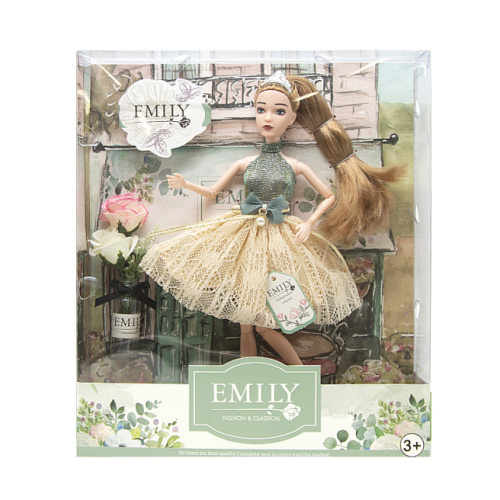 Кукла Emily 30 см, с вазой, код 672009