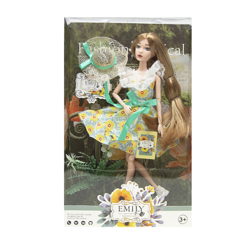 Кукла Emily 30 см, с шляпой, код 672014