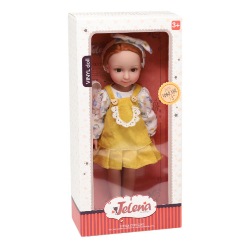 Кукла "Елена" в платье с повязкой на голову, 33 см, код 832007