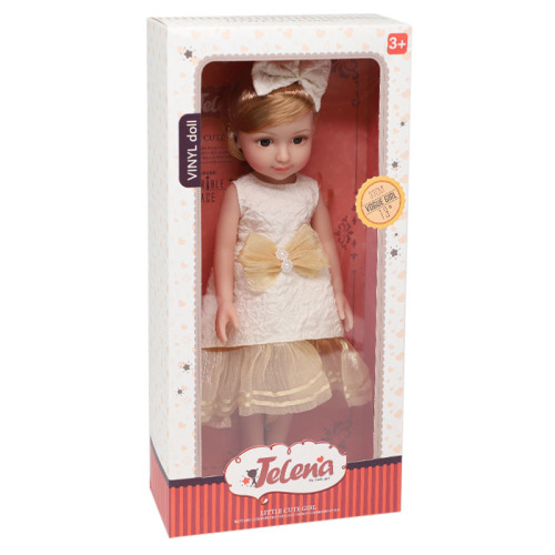 Кукла "Елена" в вечернем платье с бантом, 33 см, код 832008